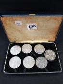 CASED SET OF COINS