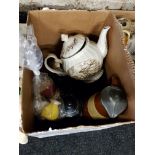 QUANTITY OF OLD TEAPOTS AND OTHERS