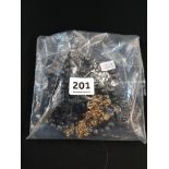 BAG OF COSTUME JEWELLERY