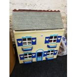 DOLLS HOUSE TO INCLUDE FURNITURE, PUPPET ON A STRING AND PRINT