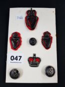 7 RUC BADGES AND BUTTONS