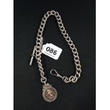 SILVER POCKET WATCH CHAIN