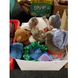 BOX OF SOFT TOYS