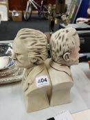 PAIR BUSTS