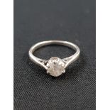 SILVER DIAMOND RING