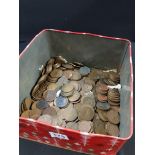 BOX OF COINS