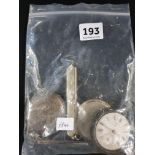 BAG OF POCKET WATCHES ETC