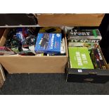 2 BOXES OF VINTAGE GAMES, CONSOLES & ACCESSORIES