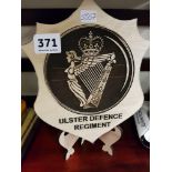 UDR PLAQUE ON STAND