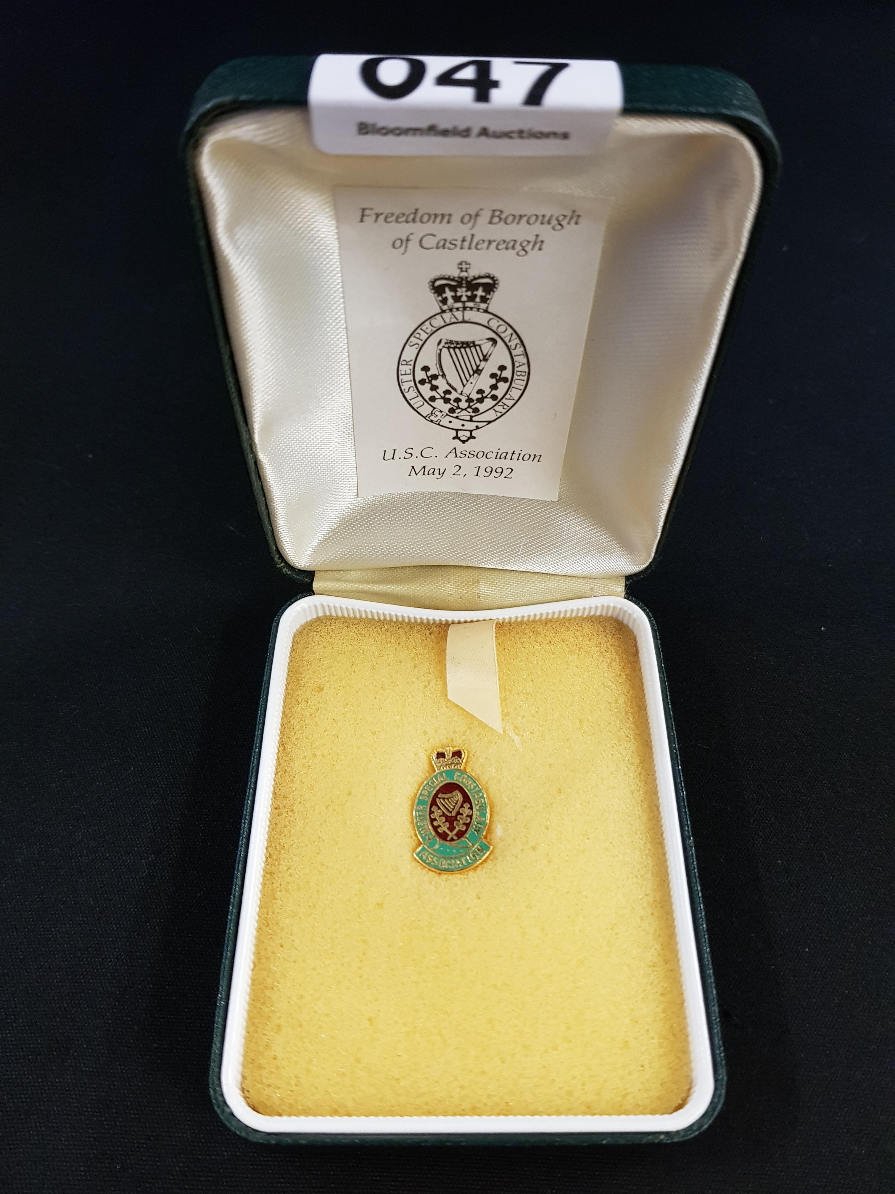 ULSTER SPECIAL CONSTABULARY PIN BADGE