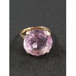 9CT AMETHYST RING