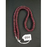 VINTAGE GARNET NECKLACE