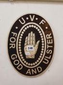 UVF PLAQUE