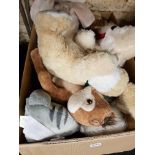 BOX OF SOFT TOYS