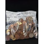 BAG OF OLD COINS