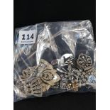 BAG VINTAGE DRESS CLIPS