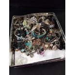 BOX OF JEWELLERY