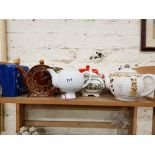 COLLECTION OF TEAPOTS