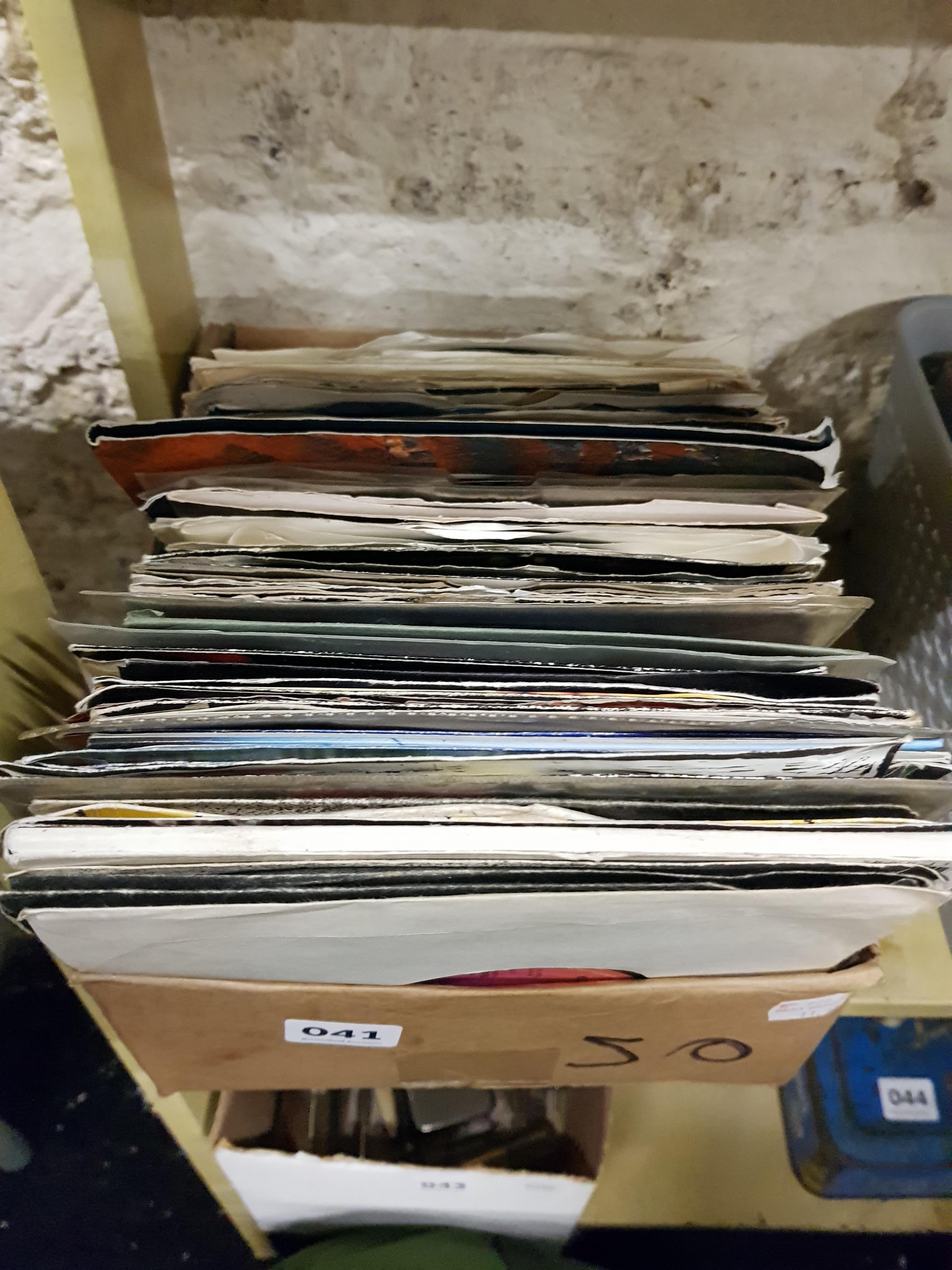 BOX OF VINTAGE SINGLES