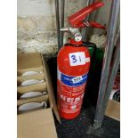 DRY POWDER FIRE EXTINGUISHER