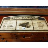 FLYING SCOTSMAN PLAQUE