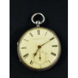 LONDON AND GLASGOW HALLMARKED SILVER POCKET WATCH