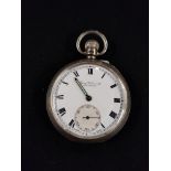 JAMES WADSWORTH SILVER POCKET WATCH