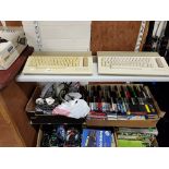 2 X COMMODORE 64 COMPUTERS WITH LARGE SELECTION OF GAMES & ACCESSORIES