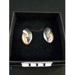 PAIR OF SILVER EARRINGS