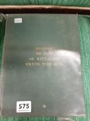 OLD MILITARY BOOK- HISTORY OF 7TH BATTALION GREEN HOWARDS