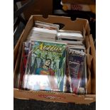 LARGE BOX OF DC SUPERHERO COMICS