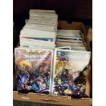 LARGE BOX OF DC SUPERHERO COMICS