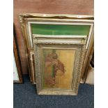 QUANTITY OF GILT FRAMED PICTURES