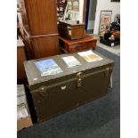 LARGE ANTIQUE TRUNK