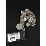 DESIGNER OTAZU CRYSTAL HEART & COIN NECKLACE RRP £105.99