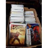 LARGE BOX OF DC SUPERHERO COMICS