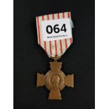 WORLD WAR 1 CROIX DU COMBATTANT 1914-18 MEDAL