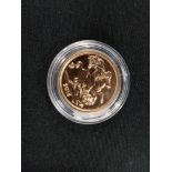 2018 GOLD PROOF SOVEREIGN COIN