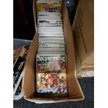 LARGE BOX OF DC SUPERHERO COMICS