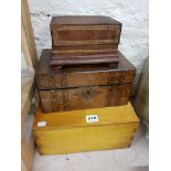 3 WOODEN BOXES