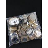 BAG OF WATCH PARTS