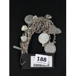 DESIGNER OTAZU CRYSTAL HEART & COIN NECKLACE RRP £105.99