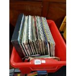 LARGE BOX OF RECORDS