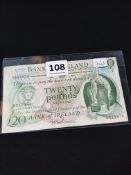 BANK OF IRELAND £20 NOTE