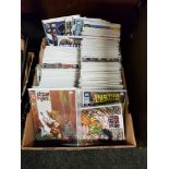 LARGE BOX OF DC SUPERHERO COMICS