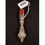 SILVER VICTORIAN SEALING WAX HOLDER