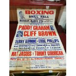 ANTIQUE PADDY GRAHAM BOXING POSTER