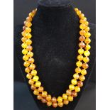 ANTIQUE AMBER NECKLACE