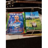 QTY OF SPORTING BOOKS & FOOTBALL PROGRAMMES