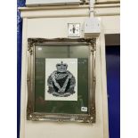 FRAMED ROYAL IRISH REGIMENT CREST